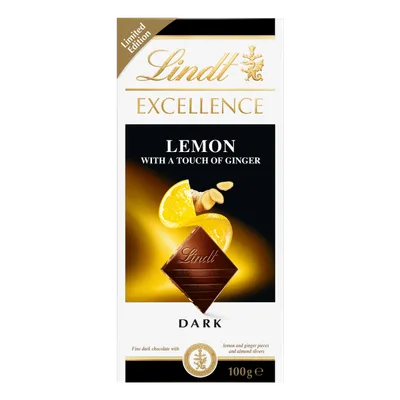 Lindt Cokolada Lindor Excellence Lemon Ginger 100 g