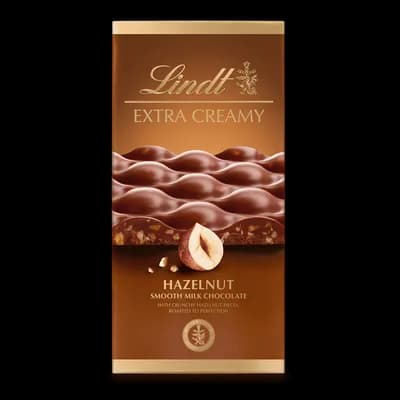 Lindt Čokolada Extra Creamy Milk Hazelnut 80 g