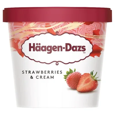 Haagen-Dazs Sladoled Strawberries&cream Čašica 95 ml