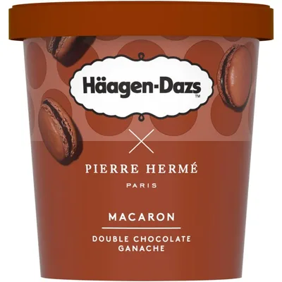 Haagen-Dazs Sladoled Macaron Double Chocolate Ganache Pint 420 ml