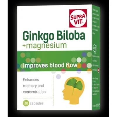 Tablete Supravit Ginko Biloba Magnez.Kendy