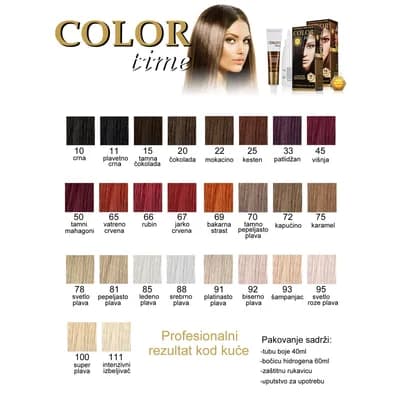 Farba Za Kosu Color Time 67 Int.Crvena