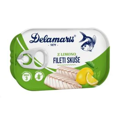 Fileti Skuse Sa Limunom Delamaris 125 g