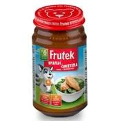 Kasica Frutek Spanac Curetina 190 g