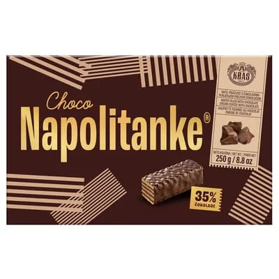 Napolitanke Čokoladirane Kraš 250 g
