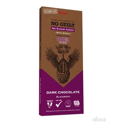Čokolada Blackberrry No Added Sugar Kandi 80 g