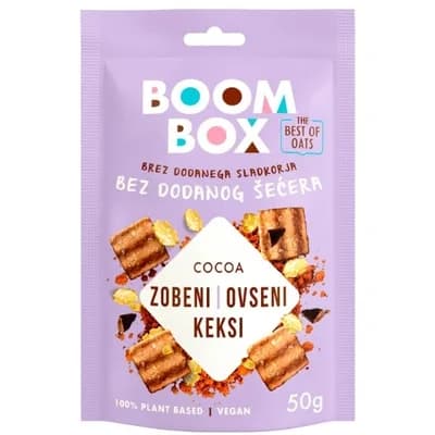 Boom Box Ovseni Keks Kakao 50 g