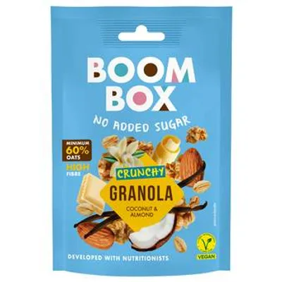 Musli Ovsena Granola Kokos Badem Čokolada Vanila Boom Box 60 g