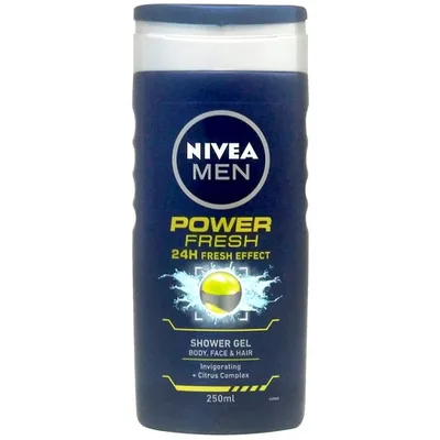 Nivea Tus Gel M Power Refresh 250 ml