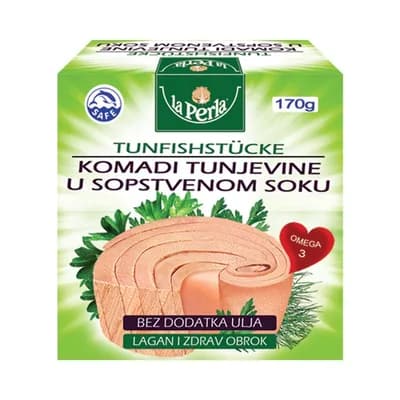 Perla Tunjevina La Komadiu Sopst. Soku 170 g