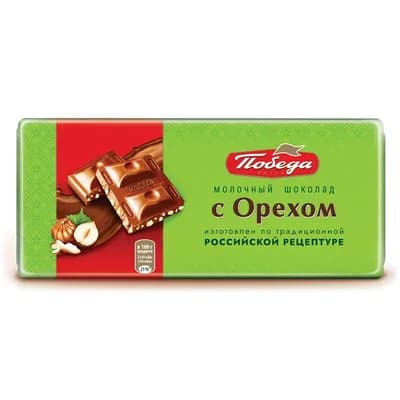 Cokolada Mlecna Sa Lesnikom Pobeda 80 g
