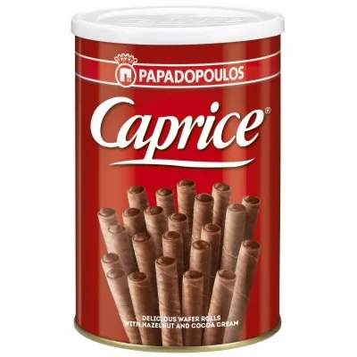 Vafel Roleri Punjeni Sa Lesnik I Kakao Kremom Caprice Classic 115 g