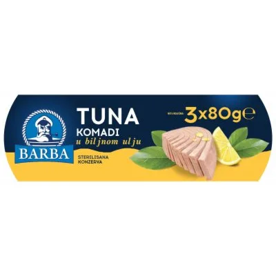 Tuna Komadi U Sunc.Ulju Fish Market3x80g 240 g