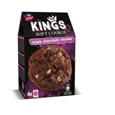 Lindt Biskvit Kings Soft Cookie Triple Choco 160 g