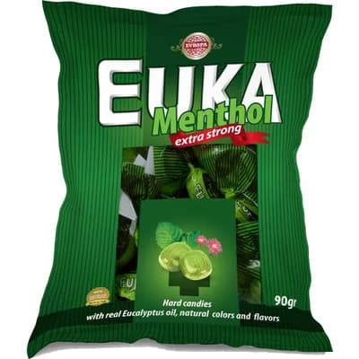 Bombon Euka Mentol Evropa 90 g