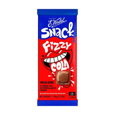 Cokolada Mlecna Fizzy Cola Wedel 90 g