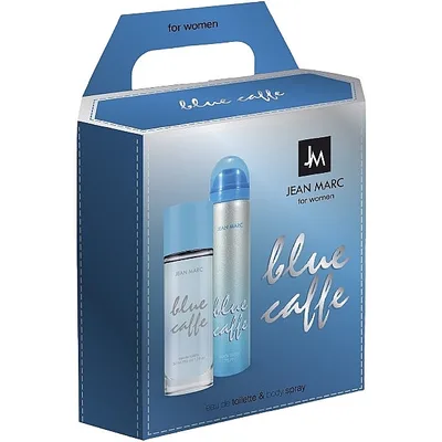 Set Blue Caffe In Bag Woman