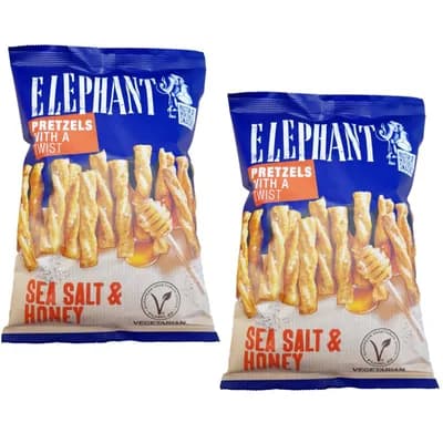 Perece Twists Elephant Honey&sea Salt 160 g
