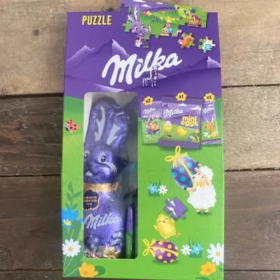 Milka Novogodisnji Poklon Set Puzzle 124 g