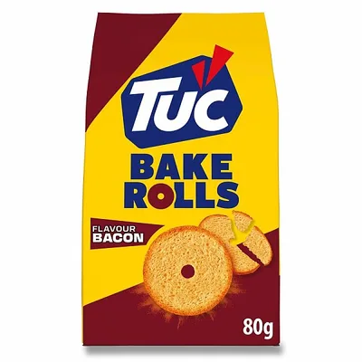 Bake Rolls Krekeri Tuc Slanina Chipita 80 g