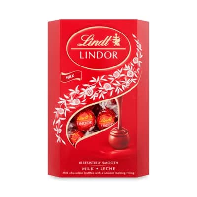 Lindt Bombonjera Cornet Mlecna Lindor 337 g