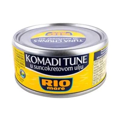 Tunjevina U Biljnom Ulju Chunks Rio Mare 160 g