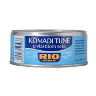 RIO MARE TUNJEVINA U SOPSTVENOM SOKU CHUNKS 160GR