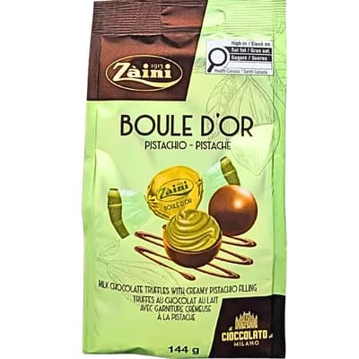 Zaini Praline Boule D'or Pistachio 144 g