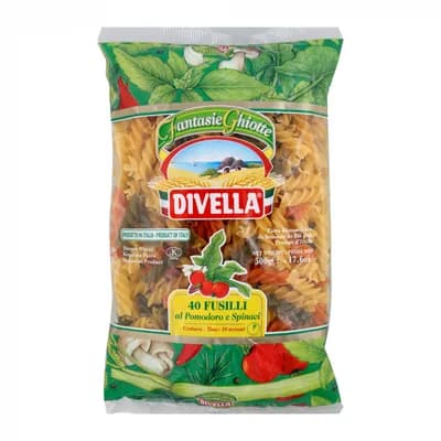 Testo Fusilli Tricolore Italia Divella 500 g