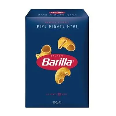 Barilla Testenina Pipe Rigate N.91 500 g