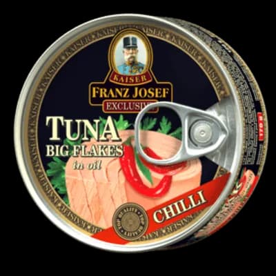 Tuna Komadi U Biljnom Ulju Sa Cili Paprikom Franz Josef 170 g