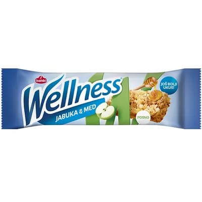 Bambi Keks Wellness Int.Zitarice,med I Jabuka 23 g