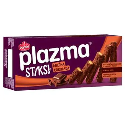 Bambi Keks Plazma Stiksi Mlecna Cokolada 125 g