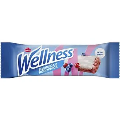 Bambi Keks Wellness No Sugar Brusnica Borovnica Musli Tabla 23 g