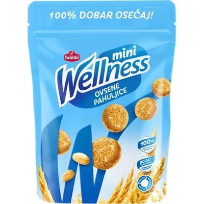 Bambi Keks Wellness Mini Ovsene Pahuljice 70 g