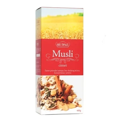Musli Sa Cimetom Bez Dodatog Secera 400 g