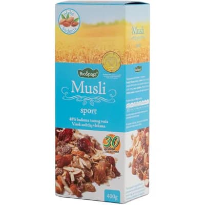 Musli Sport Bez Dodatog Secera 400 g