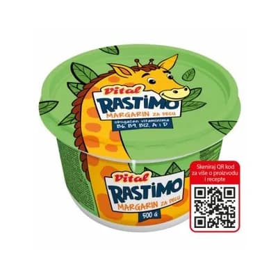 Vital Margarin Rastimo Za Decu 500 g