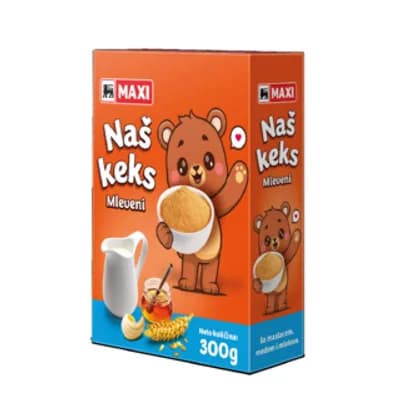 Nas Keks Maxi Mleveni 300 g