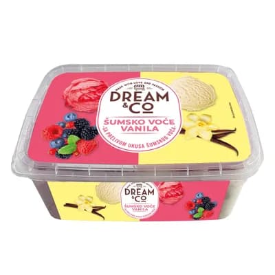 Dream & Co Sladoled Jogurt Sumsko Voce D&c 500 ml
