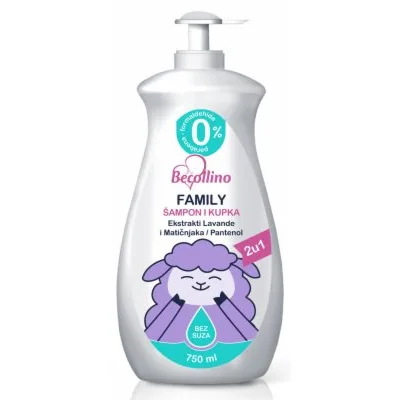 Baby Sampon Kupka Becollino Family 2u1 750 ml