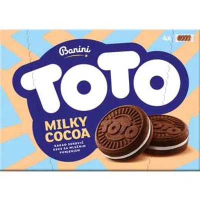 Keks Toto Milk Banini 195 g