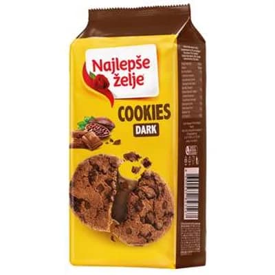 Keks Najl.Zelje Cookies Dark Cokolada 145 g