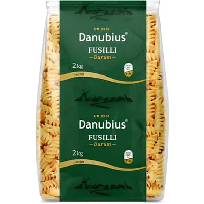 Testenina Fusilli 82d Danubius 2 kg