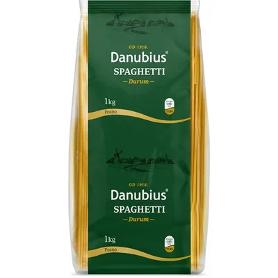 Testenina Spaghetti 96d Danubius 1 kg