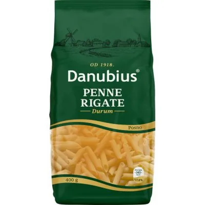 Testenina Durum Chifferi Rigati Danubius 400 g