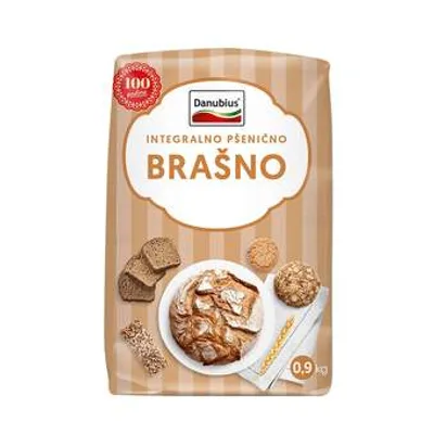 BRASNO INTEGRALNO PSENICNO 900GR DANUBIUS
