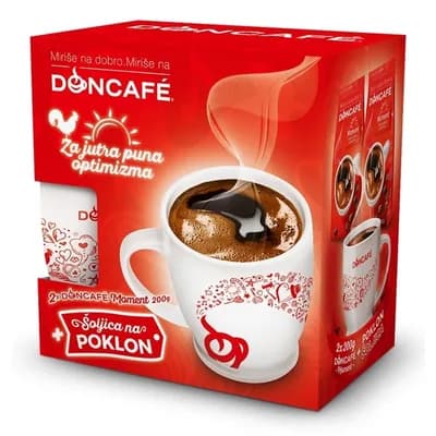Doncafe Kafa I Poklon Solja 8801 Atlantic 400 g