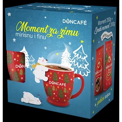 Doncafe Kafa Moment Zimski Moment Poklon Šolja 200 g