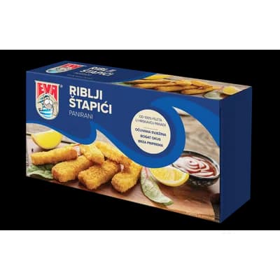 Riblji Štapići Panirani Zamrz Adam 250 g